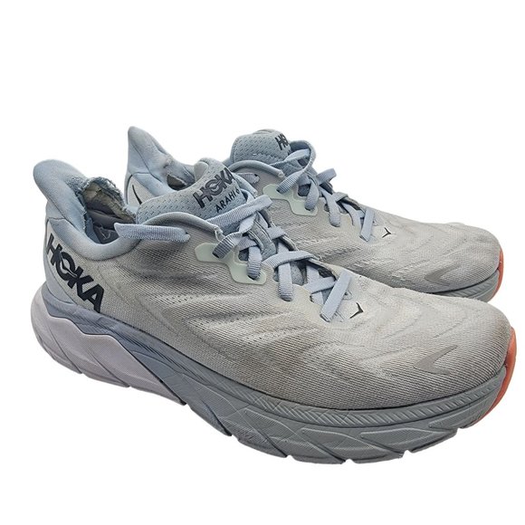 Hoka One One Shoes - Hoka One One Arahi 6 Womens 7.5B Plein Air Blue Fog Shoes Athletic 1123195 PABF